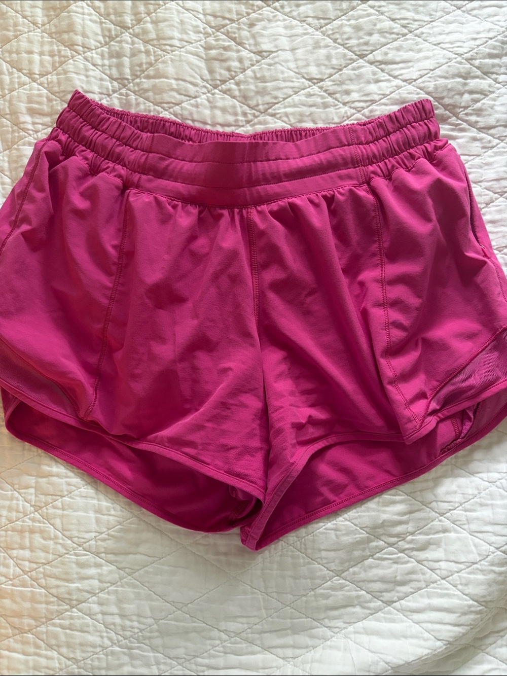 lululemon athletica Women's Hot Pink 4 in Hotty Hot Athletic Shorts